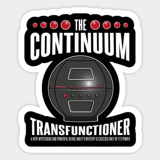 Do you have the Continuum Transfunctioner? Sticker